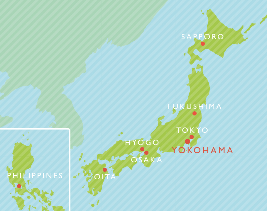 国内外各地の姉妹校・提携校マップ