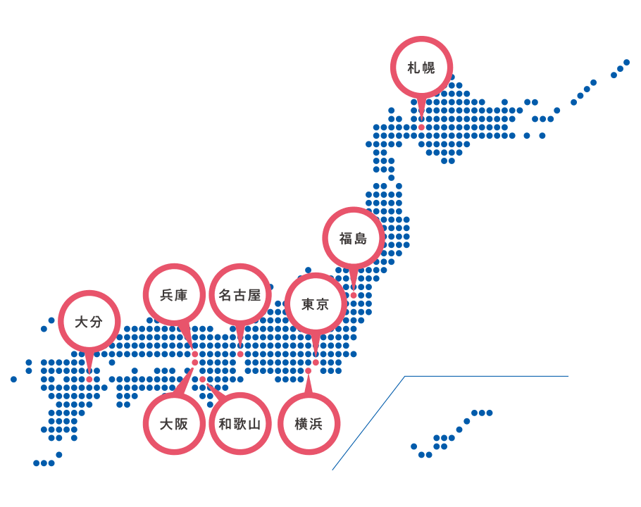 国内外各地の姉妹校・提携校マップ