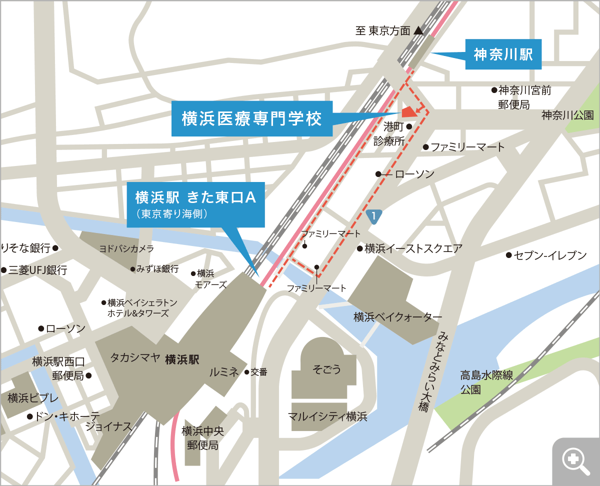 横浜駅周辺マップ