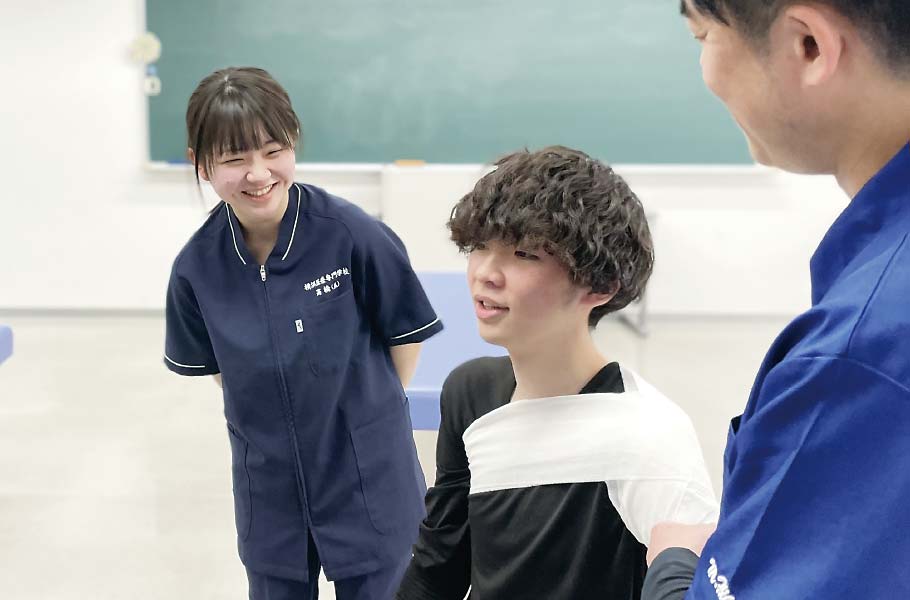 好きな授業科目② 基礎柔整実技